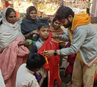 Providing Meals & Clothes